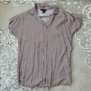 Forever 21 Stripped Button up Blouse